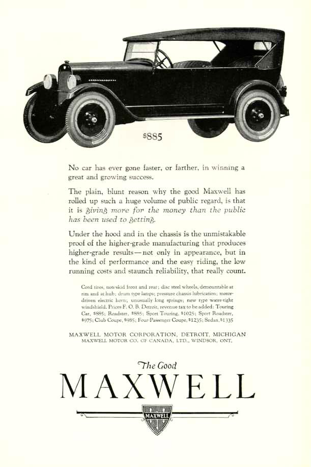 1923 Maxwell 6